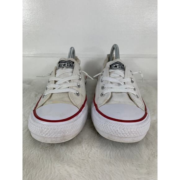 Converse Shoreline Ox Womens Size 10 White Slip On Shoes 537084F - Picture 2 of 8